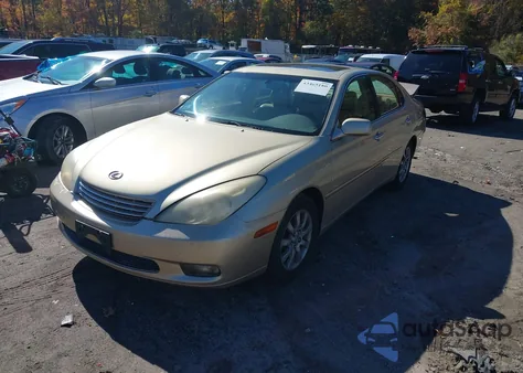 2003 Lexus Es 300 из США, поврежденный, VIN JTHBF30G430128007